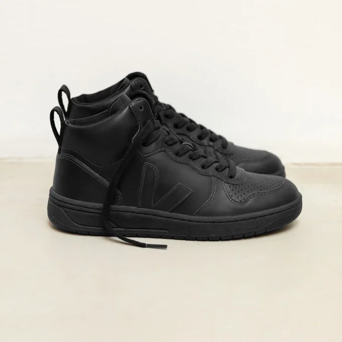 V-15 Läder Hel svart